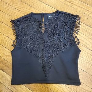 ASOS lace crop top